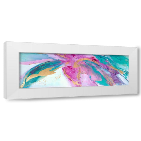 Magenta Colores II White Modern Wood Framed Art Print by Wilkins, Suzanne