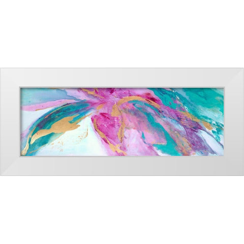 Magenta Colores II White Modern Wood Framed Art Print by Wilkins, Suzanne