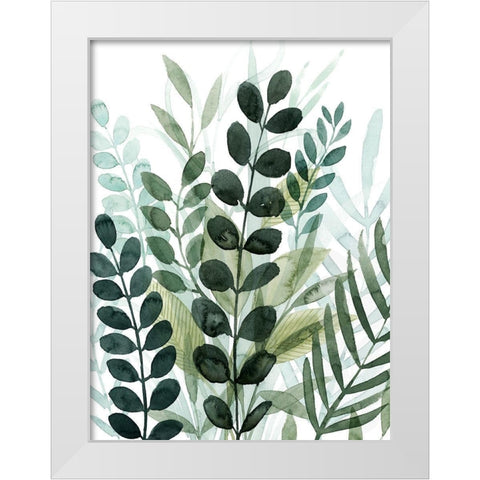 Forest Forage II White Modern Wood Framed Art Print by Popp, Grace