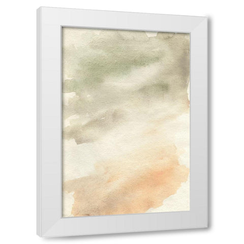 Pastel Gradation II White Modern Wood Framed Art Print by Goldberger, Jennifer