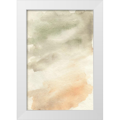 Pastel Gradation II White Modern Wood Framed Art Print by Goldberger, Jennifer