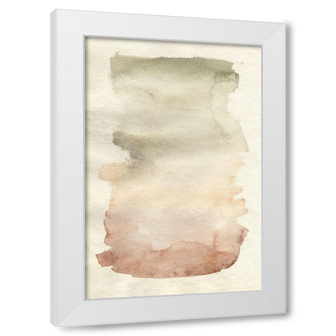 Pastel Gradation III White Modern Wood Framed Art Print by Goldberger, Jennifer