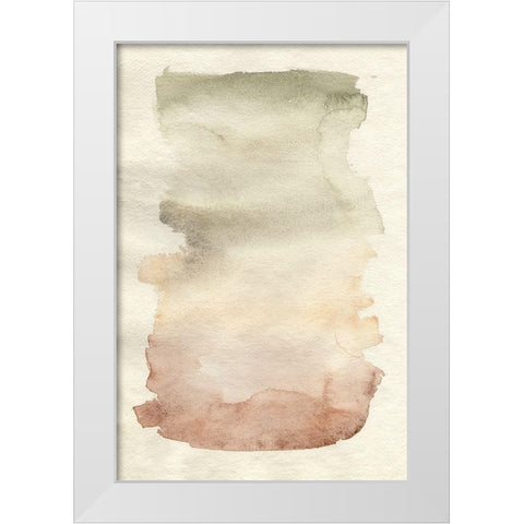 Pastel Gradation III White Modern Wood Framed Art Print by Goldberger, Jennifer