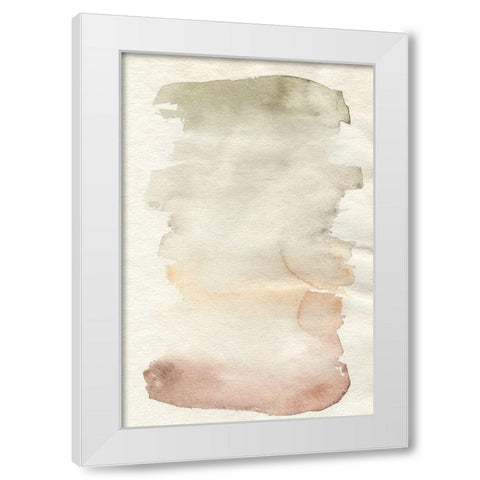 Pastel Gradation IV White Modern Wood Framed Art Print by Goldberger, Jennifer