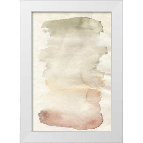 Pastel Gradation IV White Modern Wood Framed Art Print by Goldberger, Jennifer