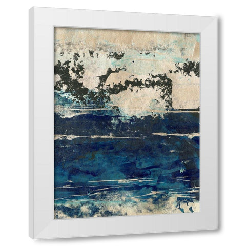 Silver Surf II White Modern Wood Framed Art Print by Harper, Ethan