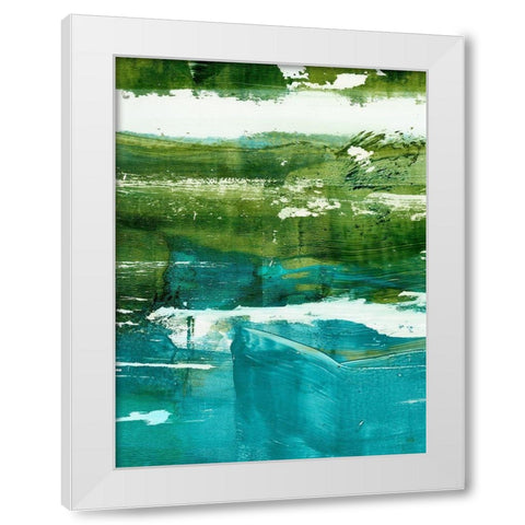 Terra II White Modern Wood Framed Art Print by Harper, Ethan