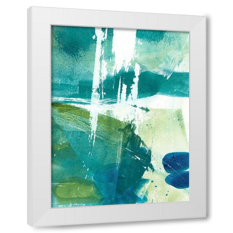 Emerald Mine I White Modern Wood Framed Art Print by Harper, Ethan