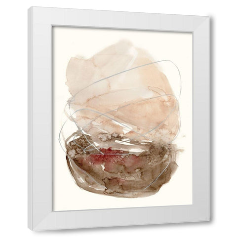 Earth Bloom II White Modern Wood Framed Art Print by Goldberger, Jennifer