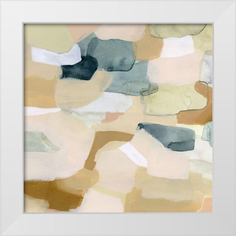 Wafer II White Modern Wood Framed Art Print by Popp, Grace