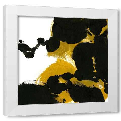 Message to Motherwell I White Modern Wood Framed Art Print by Green, Jacob