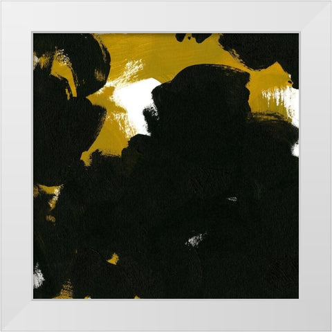 Message to Motherwell III White Modern Wood Framed Art Print by Green, Jacob