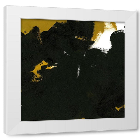 Message to Motherwell IV White Modern Wood Framed Art Print by Green, Jacob