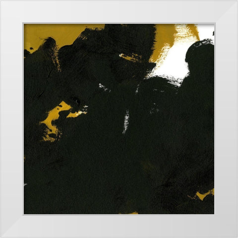 Message to Motherwell IV White Modern Wood Framed Art Print by Green, Jacob