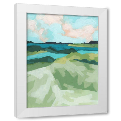 River Prism II White Modern Wood Framed Art Print by Vess, June Erica