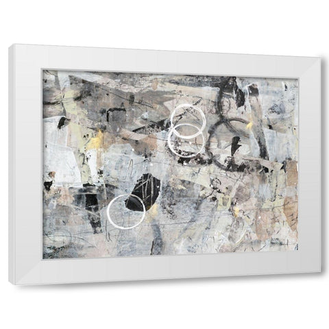 Fraction of Time II White Modern Wood Framed Art Print by OToole, Tim