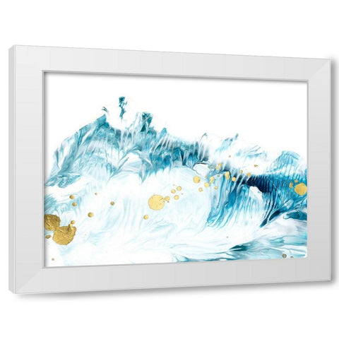 Tidal II White Modern Wood Framed Art Print by Harper, Ethan
