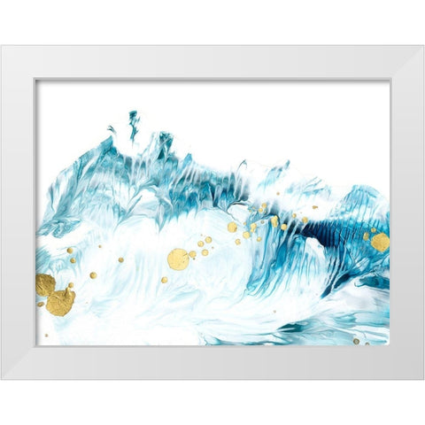 Tidal II White Modern Wood Framed Art Print by Harper, Ethan