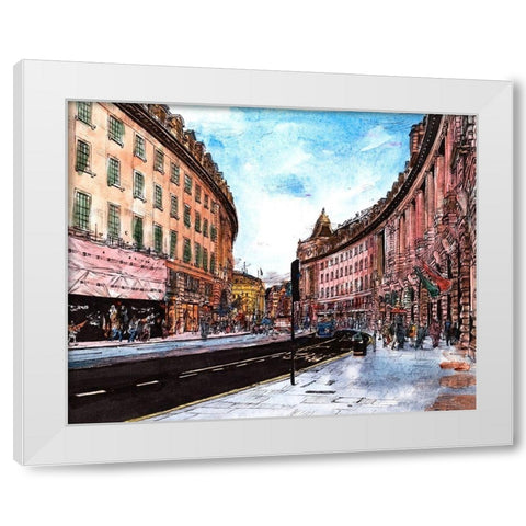 Trip to Europe IV White Modern Wood Framed Art Print by Wang, Melissa