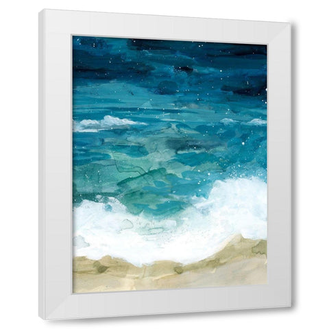 Shattered Waved II White Modern Wood Framed Art Print by Popp, Grace