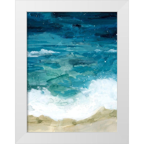 Shattered Waved II White Modern Wood Framed Art Print by Popp, Grace