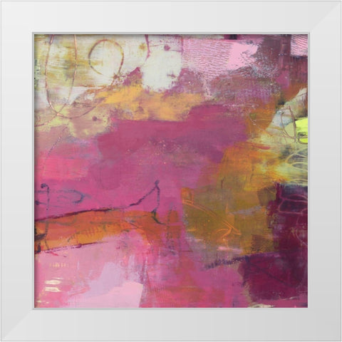 Cnoc White Modern Wood Framed Art Print by Jachimiec, Sue