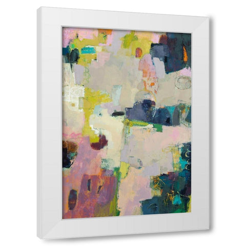 Sona White Modern Wood Framed Art Print by Jachimiec, Sue