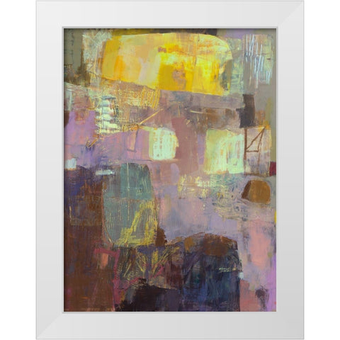 Role White Modern Wood Framed Art Print by Jachimiec, Sue