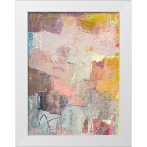 Lann II White Modern Wood Framed Art Print by Jachimiec, Sue