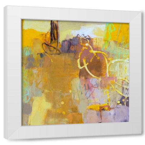 Maez I White Modern Wood Framed Art Print by Jachimiec, Sue