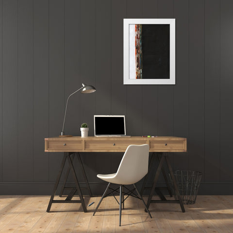 A Sense of Space II White Modern Wood Framed Art Print by Fuchs, Jodi