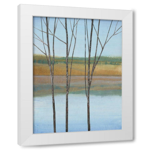 Between Water II White Modern Wood Framed Art Print by OToole, Tim