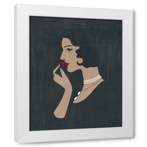 Golden Age Gals II White Modern Wood Framed Art Print by Popp, Grace