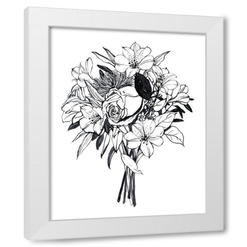 Gathered I White Modern Wood Framed Art Print by Popp, Grace