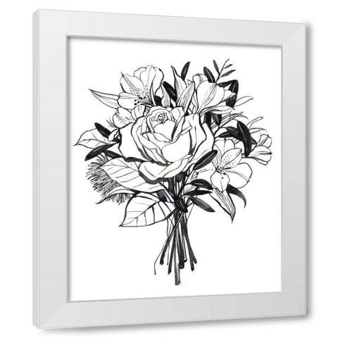 Gathered II White Modern Wood Framed Art Print by Popp, Grace