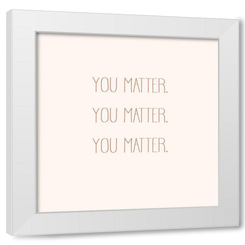 IWY II White Modern Wood Framed Art Print by Hambly, Anna
