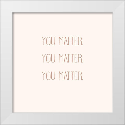 IWY II White Modern Wood Framed Art Print by Hambly, Anna