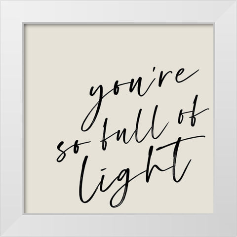Youre Magic II White Modern Wood Framed Art Print by Hambly, Anna