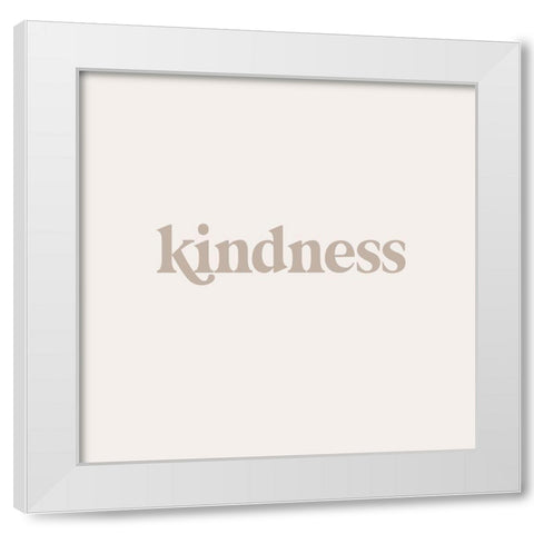 Qualities I White Modern Wood Framed Art Print by Hambly, Anna