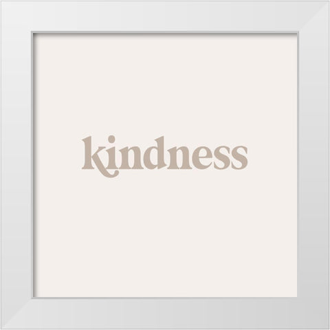 Qualities I White Modern Wood Framed Art Print by Hambly, Anna