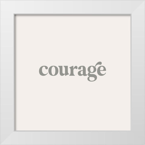 Qualities IV White Modern Wood Framed Art Print by Hambly, Anna