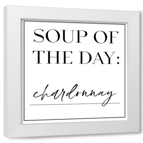 Soup du Jour V White Modern Wood Framed Art Print by Hambly, Anna