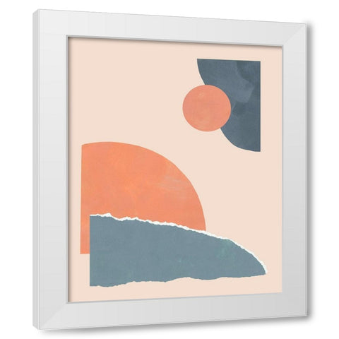 Summer Isle I White Modern Wood Framed Art Print by Green, Jacob