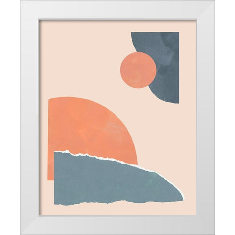 Summer Isle I White Modern Wood Framed Art Print by Green, Jacob