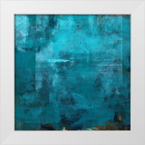 Nereid I White Modern Wood Framed Art Print by Green, Jacob