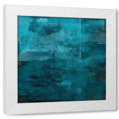 Nereid II White Modern Wood Framed Art Print by Green, Jacob