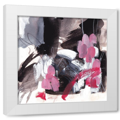 Holding Fire II White Modern Wood Framed Art Print by Wang, Melissa