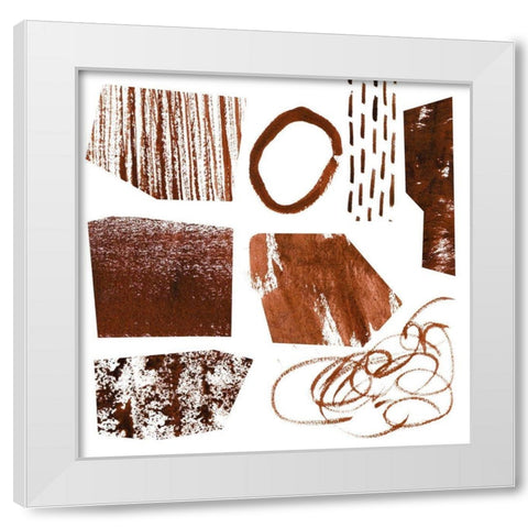 In Dunes I White Modern Wood Framed Art Print by Wang, Melissa