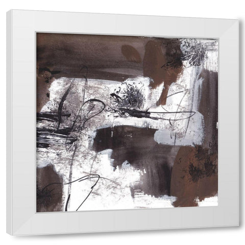 Lakeside Birch I White Modern Wood Framed Art Print by Wang, Melissa