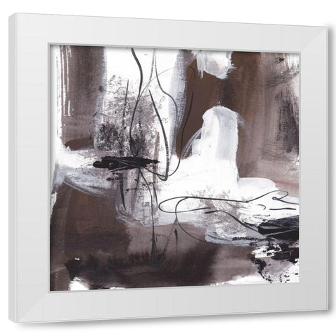 Lakeside Birch II White Modern Wood Framed Art Print by Wang, Melissa